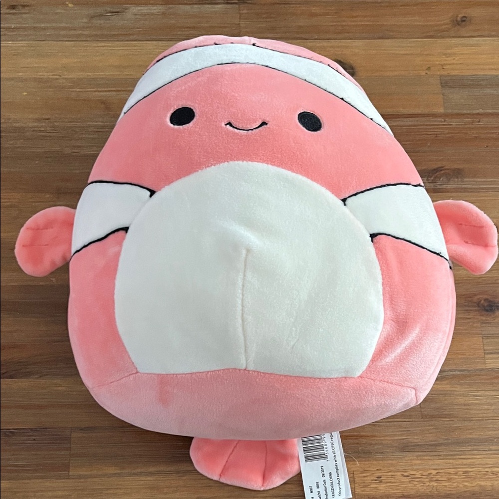 Squishmallows Pink Fish Plush Toy
